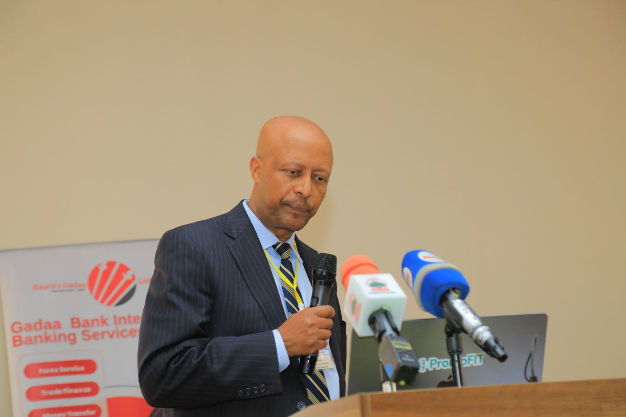 Prof. Melkamu Zeleke presenting